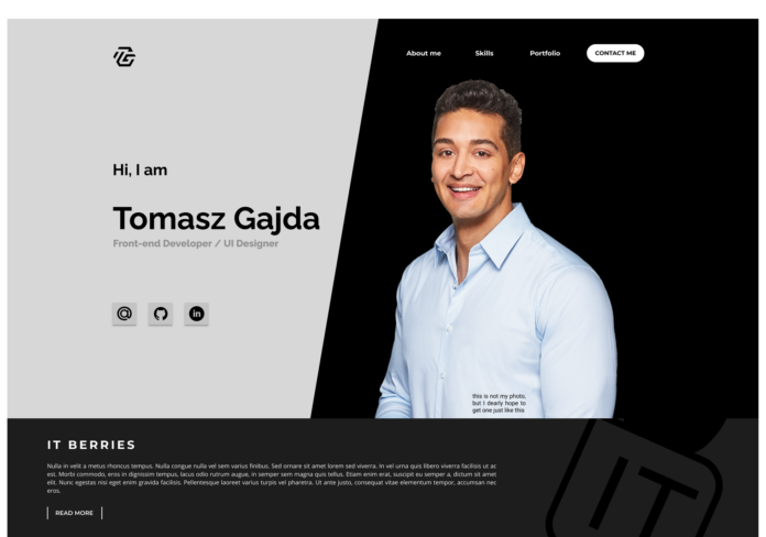 Personal Portfolio Website – WordPress Elementor Design